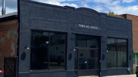 Renovated storefront in Midtown Detroit