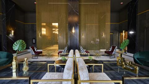 The lobby of the Albert Kahn Building